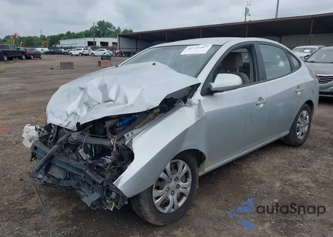 2010 Hyundai Elantra Blue from USA, damaged, VIN KMHDU4AD7AU108197